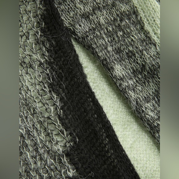 Patchwork Knit Ripped Midi Dress - Picture 7 of 7